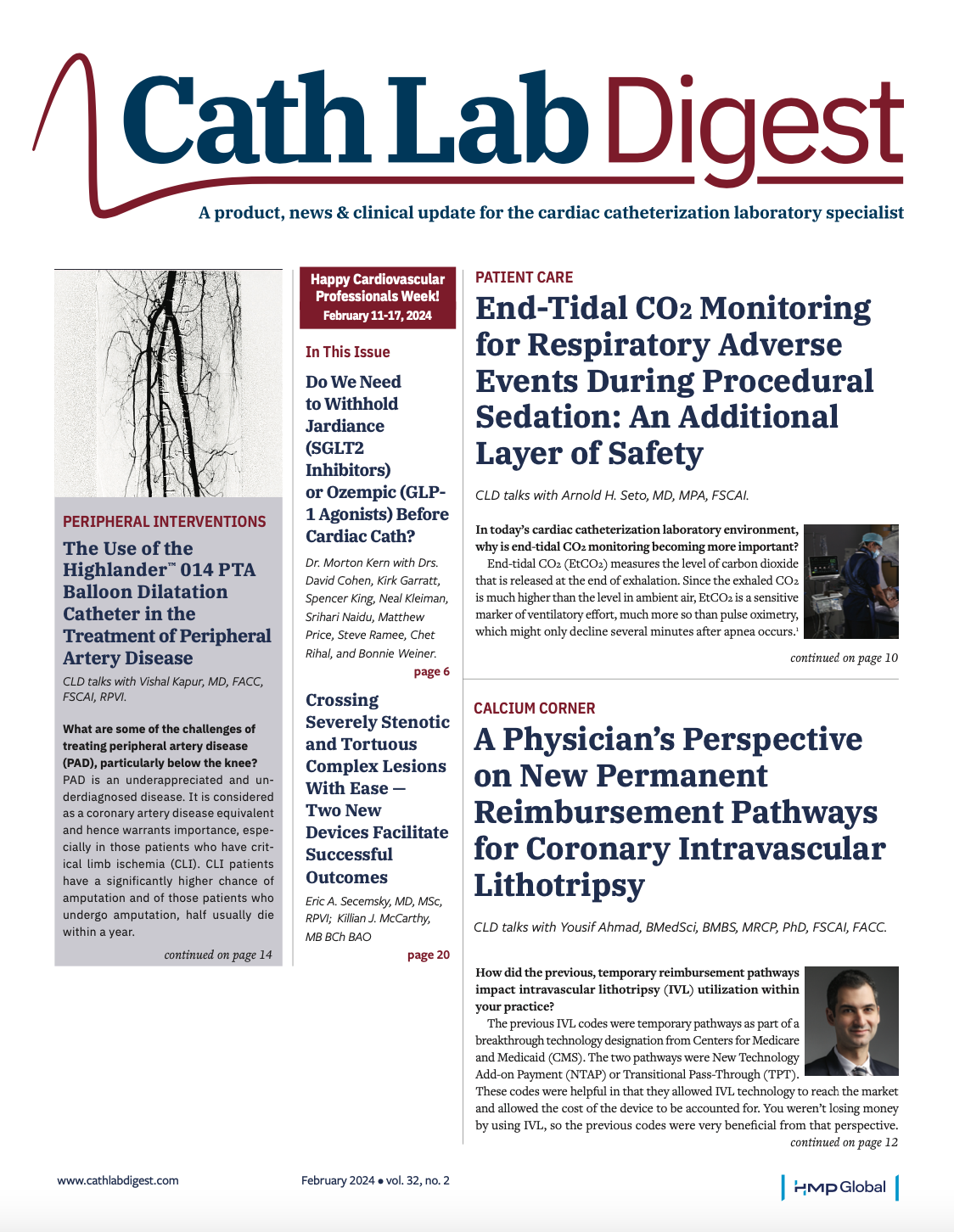 Volume 32 Issue 2 February 2024 Cath Lab Digest